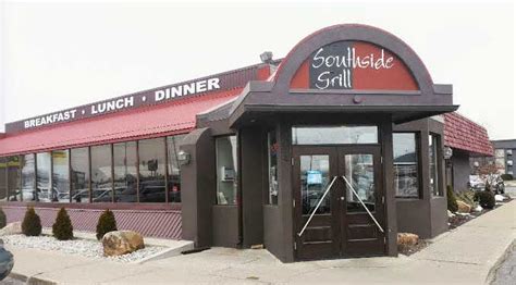 Southside grill - Southside Special $15.20. 2 eggs (Any Style), two slices of bacon, two sausage links, potatoes and pancakes or toast with coffee or tea. Chicken Fried Steak $11.45. Diced Ham & Scrambled Eggs $9.75. Served with potatoes or pancakes. Ham Omelet $9.95. Denver Omelet $9.75. Ham, grilled onions and peppers. Bacon Omelet $9.95. 